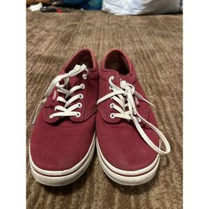 Vans Classic Burgundy Atwood‎ Canvas Sneakers Casual Lace-Up Shoes